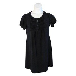 En Focus Studio 8 Navy Blue Knee Length Dress Stretch